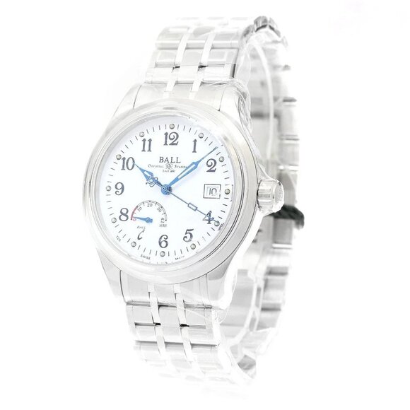 BALLWATCH Trainmaster Power Reserve Date white Dial Automatic Men's Watch_899253 - Picture 1 of 7